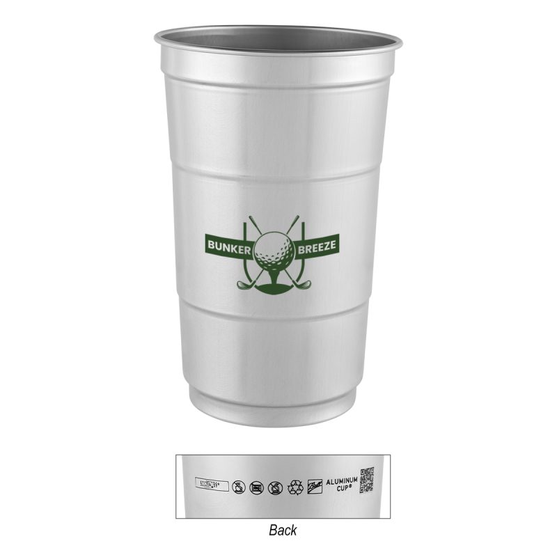 Custom 24 Oz. Top Cup Aluminum Cup - 3