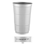 Custom 24 Oz. Top Cup Full Color Aluminum Cup - 1