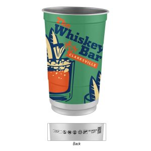 Custom 24 Oz. Top Cup Full Color Aluminum Cup