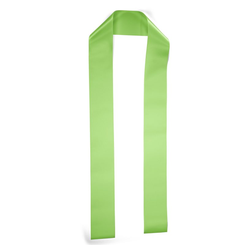 Custom 3W x 45L Badge Satin Stole - Brilliance - 1