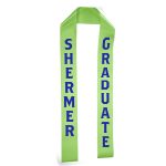 Custom 3W x 45L Badge Satin Stole - Brilliance