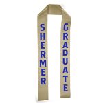 Custom 3W x 45L Badge Satin Stole - Brilliance - 8