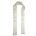 Custom 3W x 45L Badge Satin Stole - Sparkle
