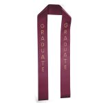 Custom 3W x 45L Badge Satin Stole - Sparkle - 2