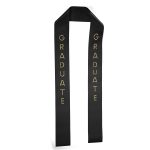 Custom 3W x 45L Badge Satin Stole - Sparkle - 6