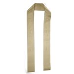 Custom 3W x 45L Badge Satin Stole - Sparkle - 8