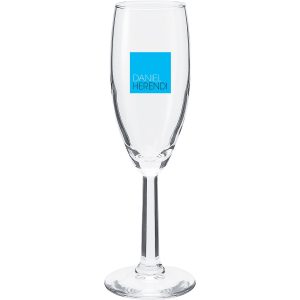 Custom 5.75 oz Napa Flute Glass