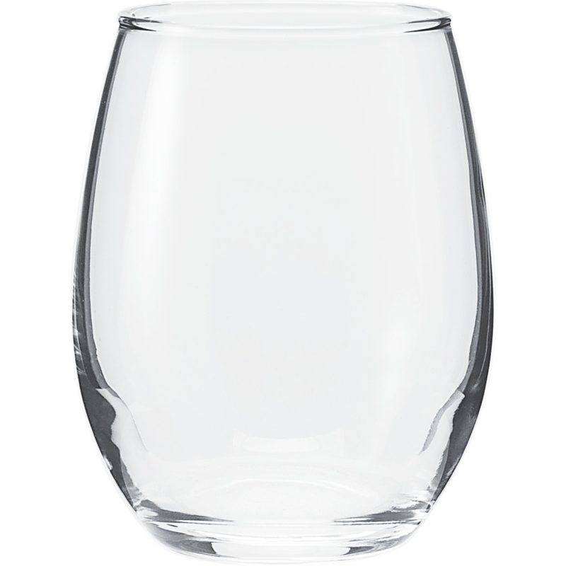 Custom 9 oz Perfection Stemless Wine Taster Glass - 1