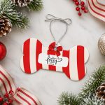 Custom Acrylic Dog Bone Ornament