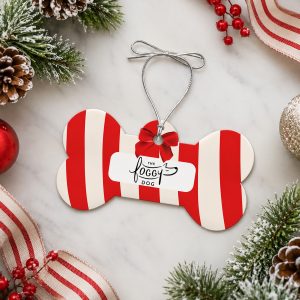 Custom Acrylic Dog Bone Ornament