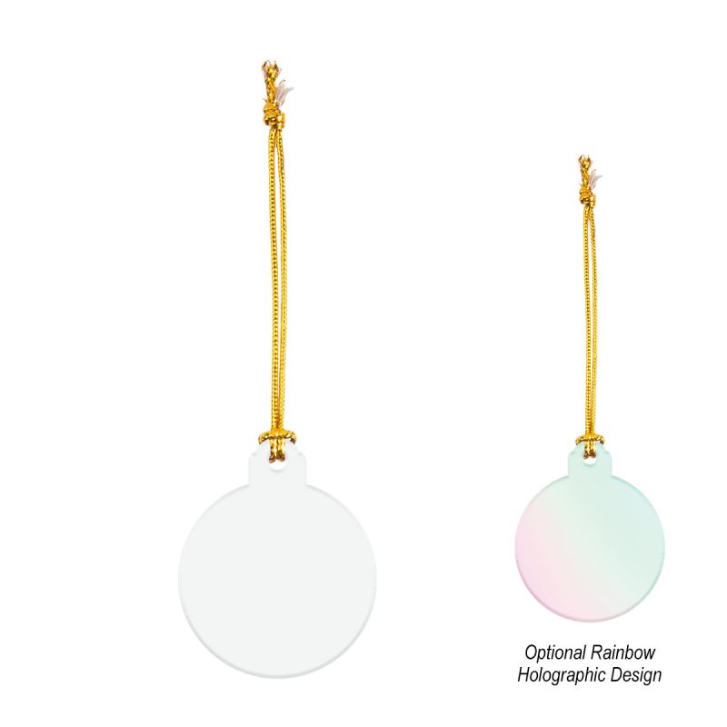 Custom Acrylic Ornament - Ball - 1