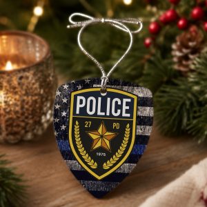 Custom Acrylic Shield Ornament