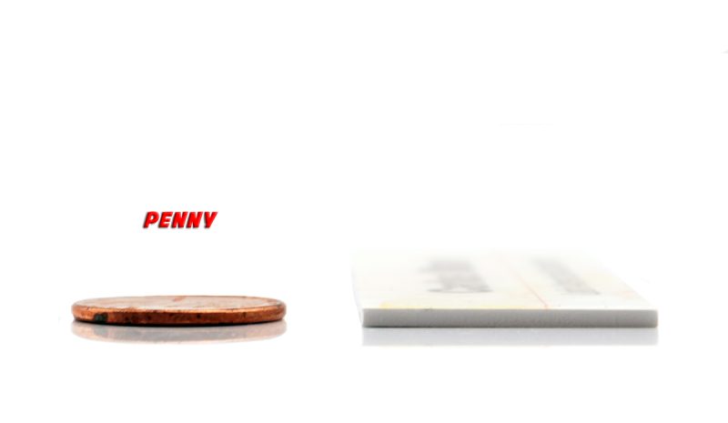 Custom Apollo Full Color Plastic Name Badge (1.5"x3") - 1