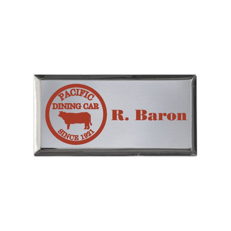 Aspen-Metal-Executive-Name-Badge-Standard-Size-1-12-x-3-ASPEX5 Custom Aspen Metal Executive Name Badge (Standard Size 1-1/2" x 3")