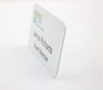 Custom Athena Aluminum Metal Name Badge (1"x3") - 1