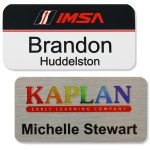Custom Athena Aluminum Metal Personalized Name Badge (1.5"x3")