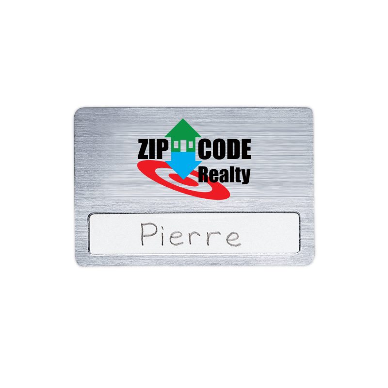 Custom Atlanta Reusable Vogue Name Badge (Standard Size 3" x 2")