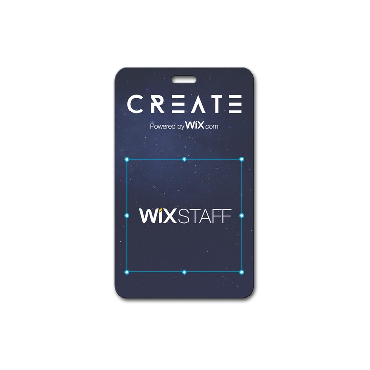 Custom Atlas Plastic Name Badge (3"X5") - 1
