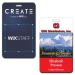 Custom Atlas Plastic Name Badge (3"X5")