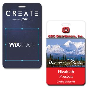 Custom Atlas Plastic Name Badge (3"X5")