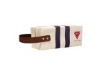 Custom Canvas Dopp Kit with Vegan Leather Handles - 1