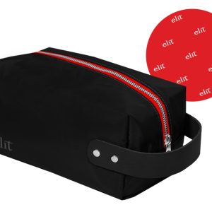 Custom Canvas Dopp Kit with Vegan Leather Handles