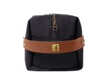 Custom Canvas Leather Dopp Kit | Full Grain Leather | Made in USA - 3