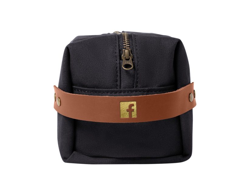 Custom Canvas Leather Dopp Kit | Full Grain Leather | Made in USA - 3