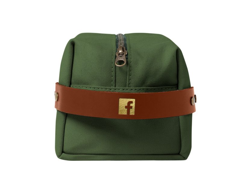 Custom Canvas Leather Dopp Kit | Full Grain Leather | Made in USA - 8