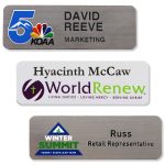 Custom Chaos Full Color Plastic Name Badge (1"x3")
