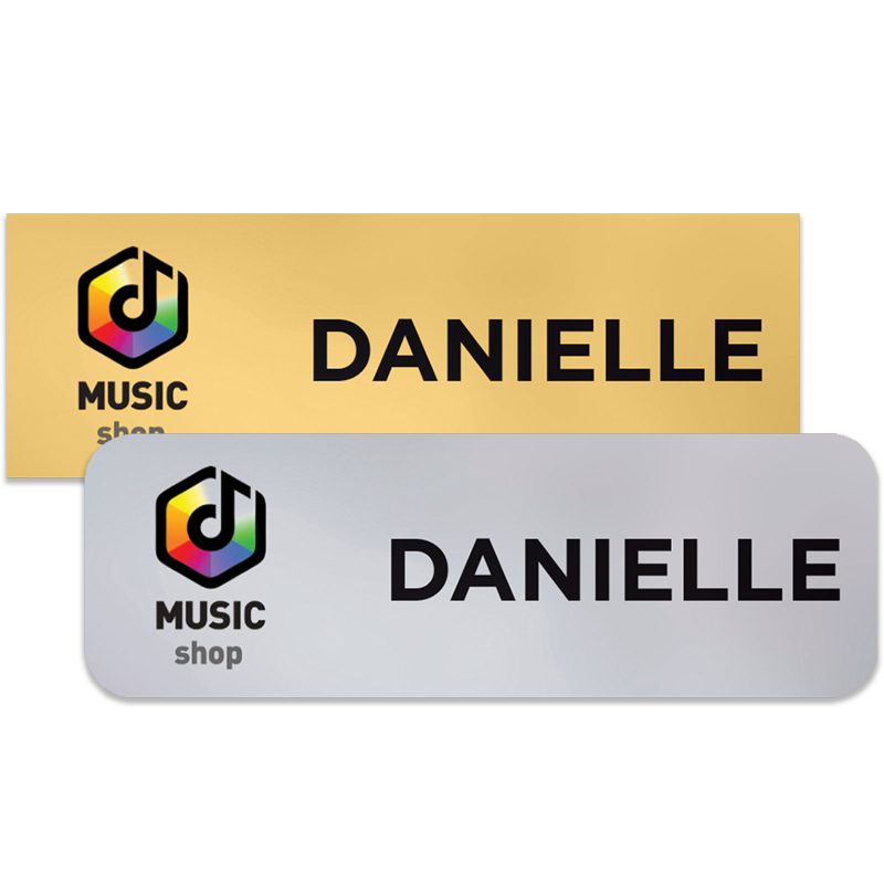Charleston-Plastic-Express-Name-Badge-Standard-Size-1-x-3-CHAEX1 Custom Charleston Plastic Express Name Badge (Standard Size 1" x 3")