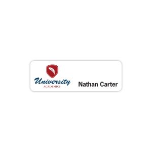 Custom Chicago Plastic Express Name Badge (Standard size 1" x 3")