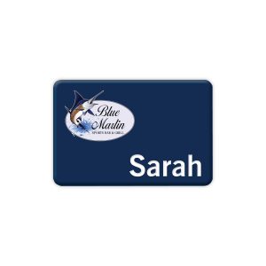 Custom Chicago Plastic Standard Name Badge (Standard Size 2" x 3")