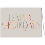 Custom Colorful Holidays Card