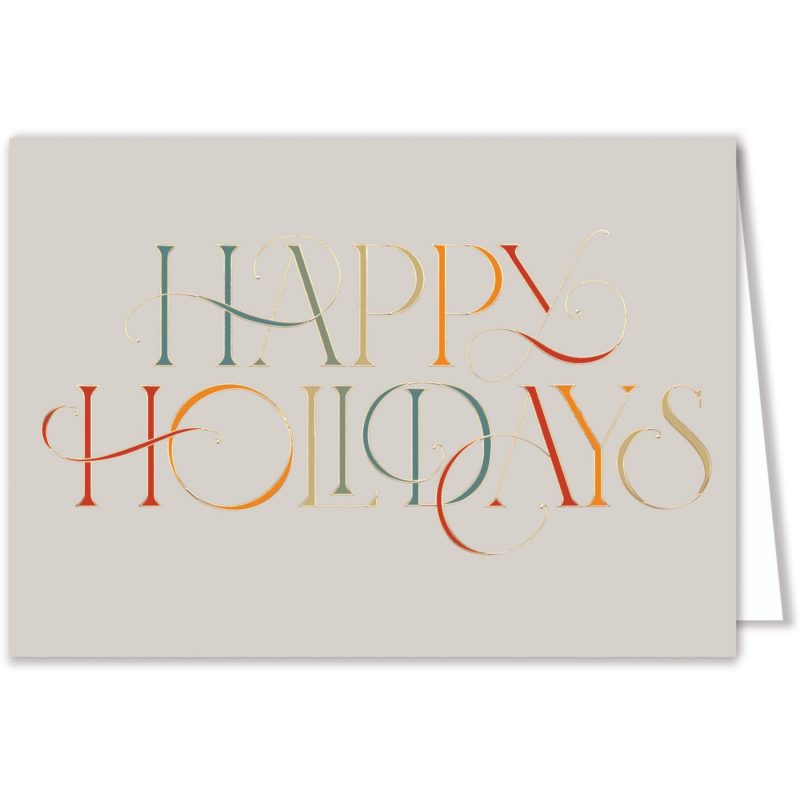 Colorful-Holidays-Card-WM402560 Custom Colorful Holidays Card
