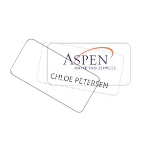 Custom Complete Click-It Reusable Name Badge (Standard Size 1-1/2" x 3")