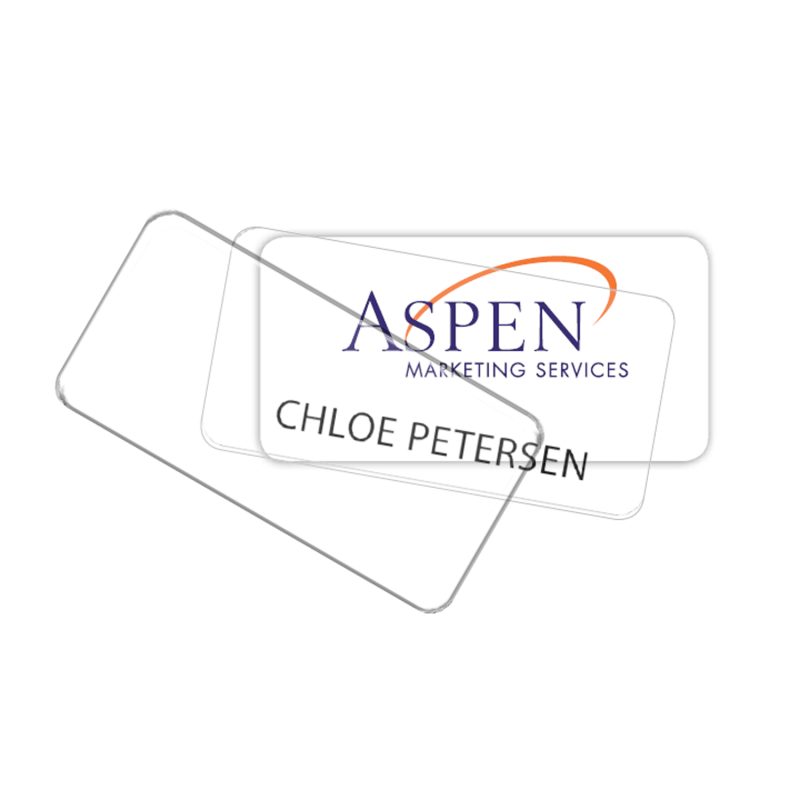 Complete-Click-It-Reusable-Name-Badge-Standard-Size-1-12-x-3-CLKS2 Custom Complete Click-It Reusable Name Badge (Standard Size 1-1/2" x 3")