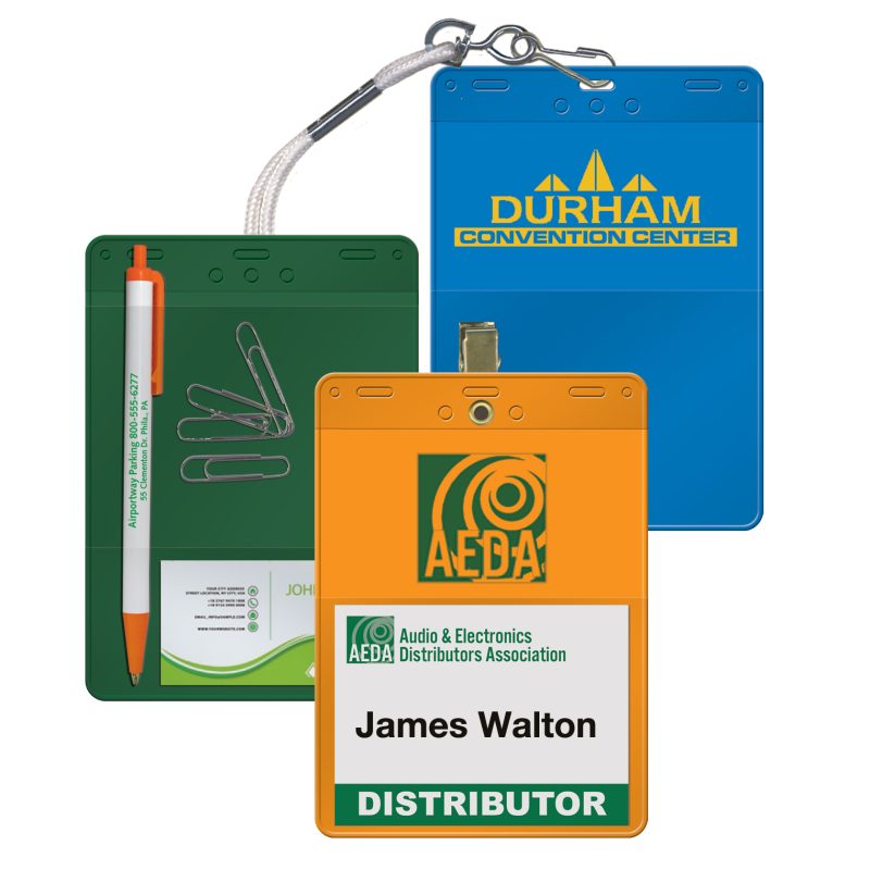 Deluxe-Neck-WalletID-Card-Holder-775-V Custom Deluxe Neck Wallet..ID Card Holder