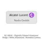 Custom Digital Full Color Aluminum Name Badge - 2