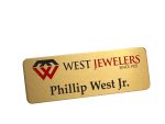 Custom Digitally Printed Metal Name Badge - 3