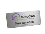 Custom Digitally Printed Metal Name Badge - 7