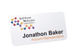 Custom Digitally Printed Metal Name Badge - 8