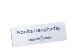 Custom Digitally Printed Plastic Name Badge - 4