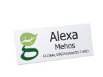 Custom Digitally Printed Plastic Name Badge - 9
