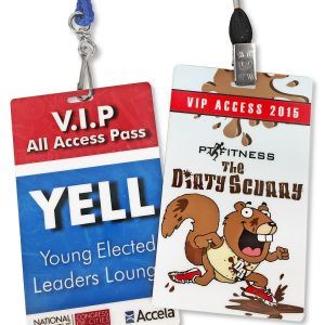 Custom Event Credential Cards (5" x 3")
