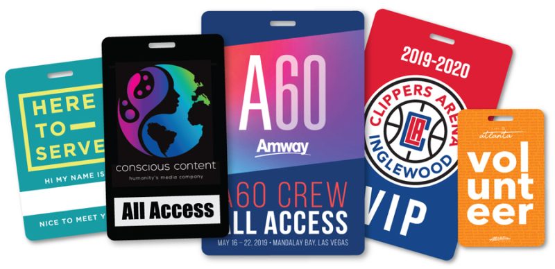 Custom Event Credential Cards (5.5" x 3.5") - 1