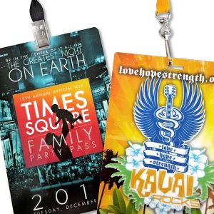 Custom Event Credential Cards (6" x 4")