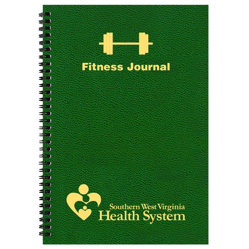 Custom Fitness Journal Large 5 1/2 x 8 1/2