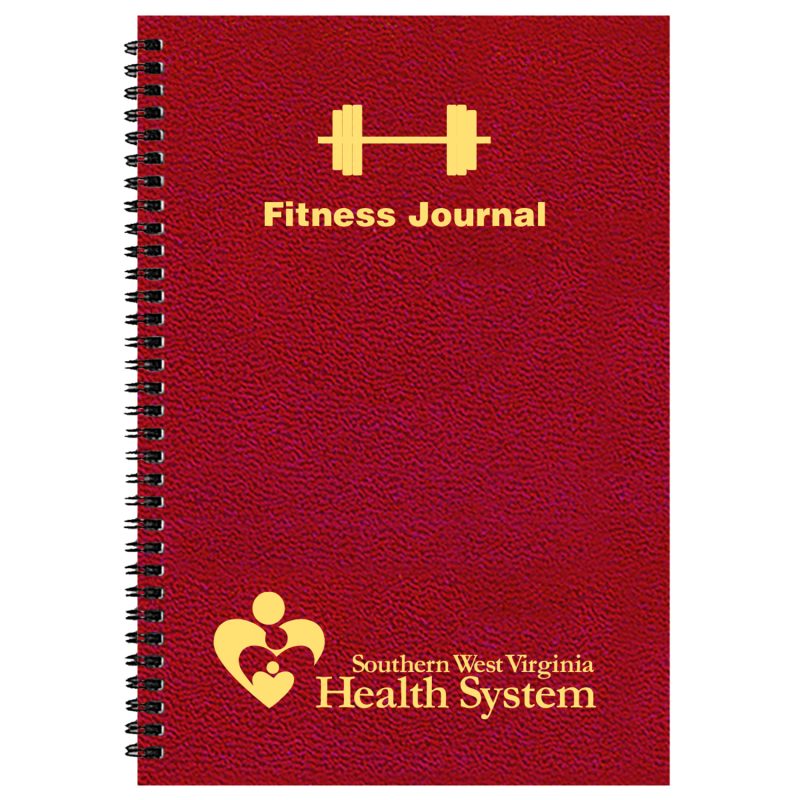 Custom Fitness Journal Large 5 1/2 x 8 1/2