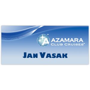 Custom Fort Worth Plastic Name Badge: 0-3 Sq In